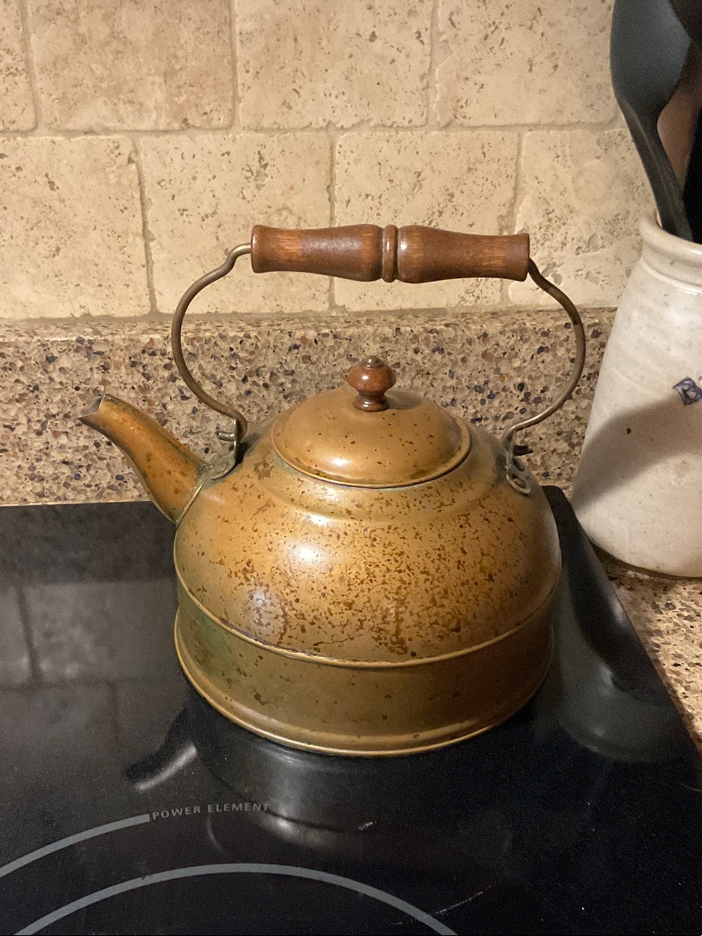 Antique Copper Tea Kettle